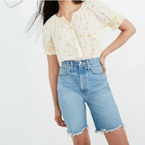 MADEWELL High-Rise Denim Shorts
